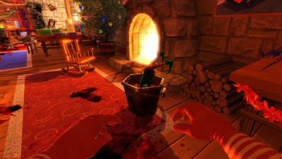 Screen ze hry Viscera Cleanup Detail: Santas Rampage