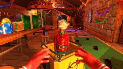 Screen ze hry Viscera Cleanup Detail: Santas Rampage