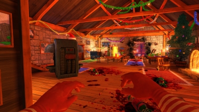 Screen ze hry Viscera Cleanup Detail: Santas Rampage