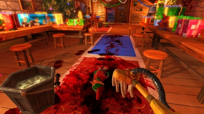 Screen ze hry Viscera Cleanup Detail: Santas Rampage