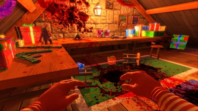 Screen ze hry Viscera Cleanup Detail: Santas Rampage