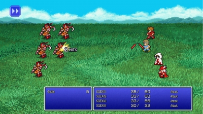 Screen ze hry Final Fantasy