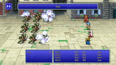 Screen ze hry Final Fantasy