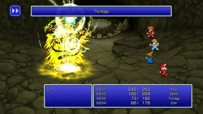 Screen ze hry Final Fantasy
