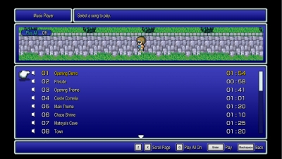 Screen ze hry Final Fantasy