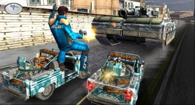 Screen ze hry Pursuit Force Extreme Justice