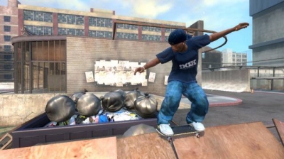 Screen ze hry Tony Hawks Project 8