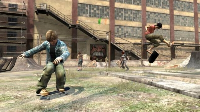 Screen ze hry Tony Hawks Project 8