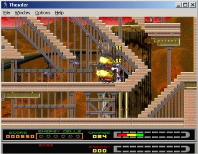 Screen ze hry Thexder 95