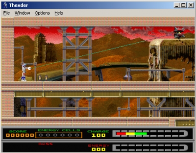 Screen ze hry Thexder 95