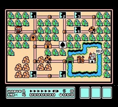 Screen ze hry Super Mario Bros. 3