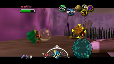 Screen ze hry The Legend of Zelda: Majoras Mask