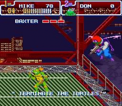 Screen ze hry Teenage Mutant Ninja Turtles IV: Turtles In Time
