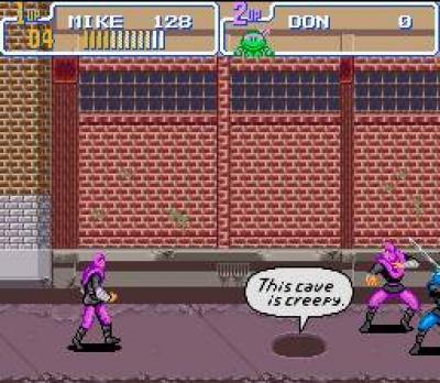Screen ze hry Teenage Mutant Ninja Turtles IV: Turtles In Time