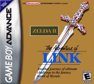 Obal hry Zelda II: The Adventure of Link