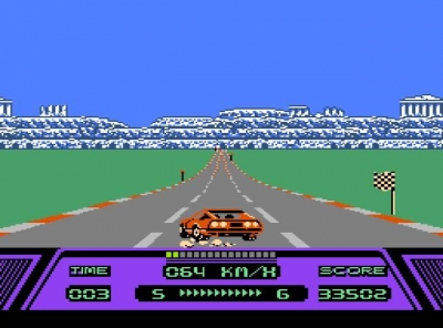 Screen ze hry Rad Racer