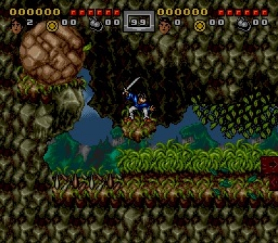 Screen ze hry 3 Ninjas Kick Back