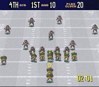 Screen ze hry NFL Quarterback Club 96