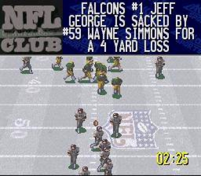 Screen ze hry NFL Quarterback Club 96