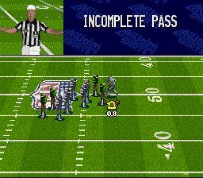 Screen ze hry NFL Quarterback Club 96