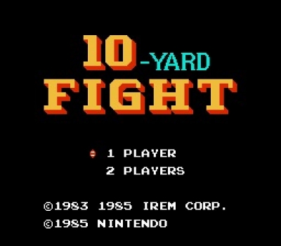 Screen ze hry 10-Yard Fight