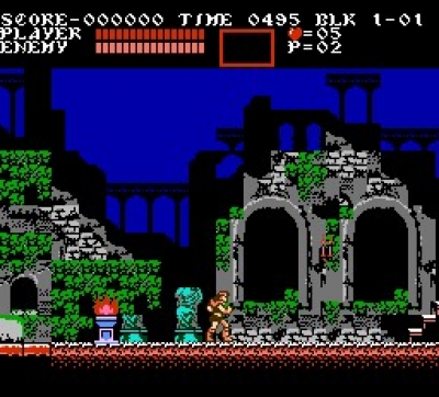 Screen ze hry Castlevania III: Draculas Curse