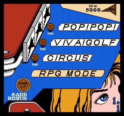 Screen ze hry Pinball Quest