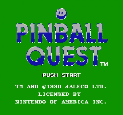 Screen ze hry Pinball Quest