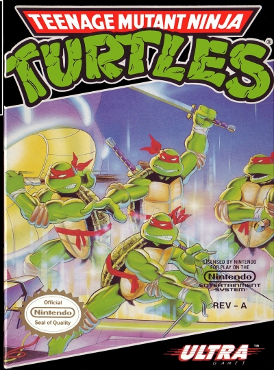 Obal hry Teenage Mutant Ninja Turtles