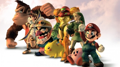 Artwork ke he Super Smash Bros.