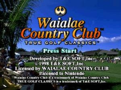 Screen ze hry Waialae Country Club: True Golf Classics