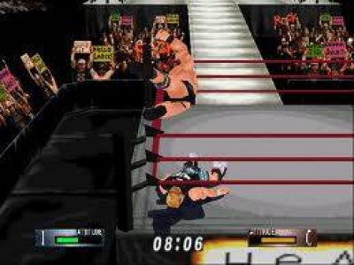 Screen ze hry WWF WrestleMania 2000
