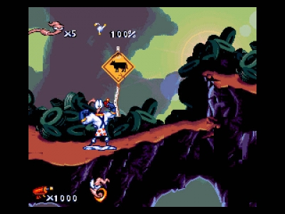 Screen ze hry Earthworm Jim