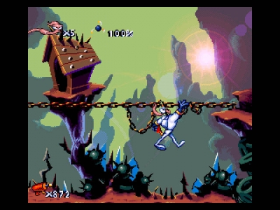 Screen ze hry Earthworm Jim