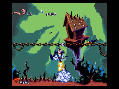 Screen ze hry Earthworm Jim