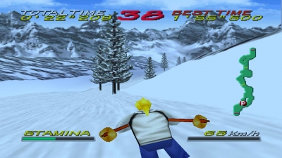 Screen ze hry Big Mountain 2000
