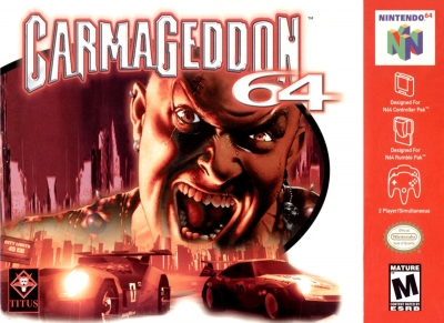 Obal hry Carmageddon 64