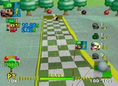 Screen ze hry Mario Golf