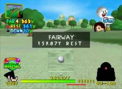Screen ze hry Mario Golf
