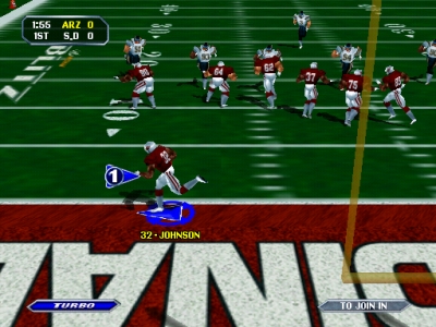 Screen ze hry NFL Blitz
