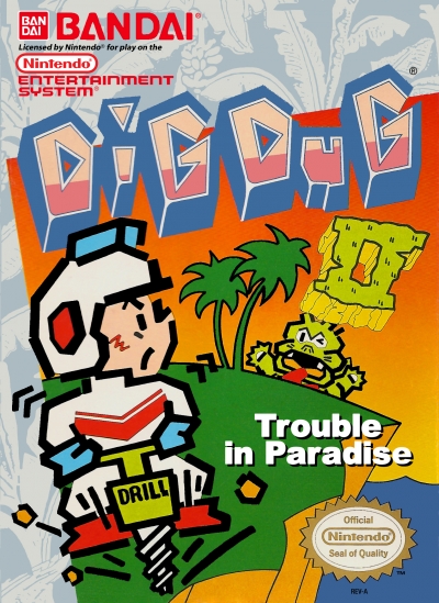 Obal hry Dig Dug II