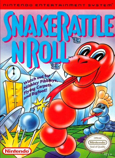 Obal hry Snake Rattle n Roll
