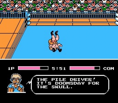 Screen ze hry Tecmo World Wrestling