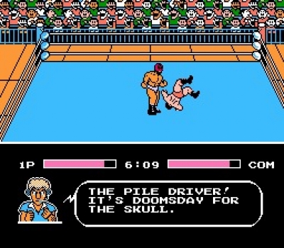 Screen ze hry Tecmo World Wrestling