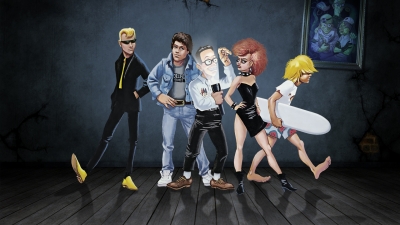 Artwork ke he Maniac Mansion