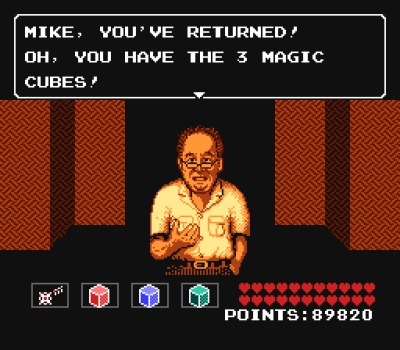 Screen ze hry StarTropics