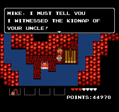 Screen ze hry StarTropics