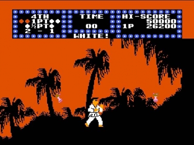 Screen ze hry Karate Champ