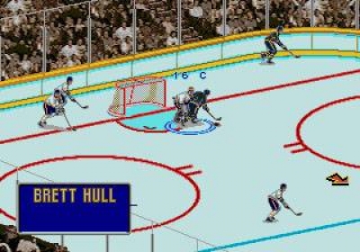 Screen ze hry Brett Hull Hockey