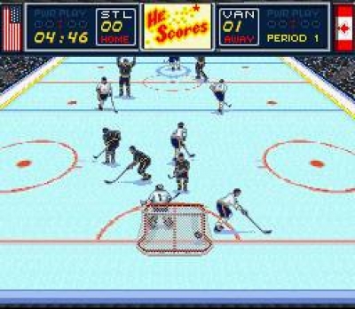 Screen ze hry Brett Hull Hockey